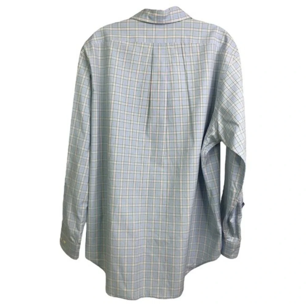 Ralph Lauren Kids Boys Blue Green‎ Pink Plaid Button Down Shirt Classic Fit 16